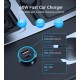 Зарядний пристрій Choetech USB-C+USB-A 60 W QC 3.0/PD/PPS black (TC0014-BK)