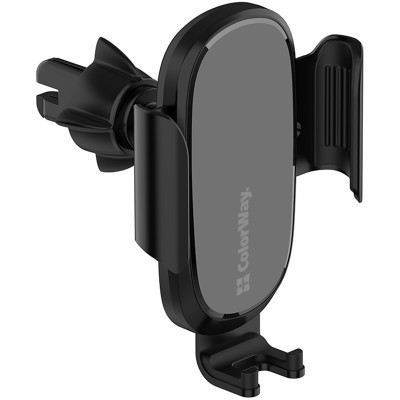 Універсальний автотримач ColorWay Air Vent Car Wireless Charger 15 W Black (CW-CHAW038Q-BK)