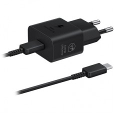 Зарядний пристрій Samsung 25W Power Adapter (w C to Cable) Black (EP-T2510XBEGEU) - Фото