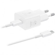 Зарядний пристрій Samsung 25W Power Adapter (w C to Cable) White (EP-T2510XWEGEU) - Фото