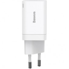 Зарядний пристрій Baseus Super Si Pro C+U 30 W (CCSUPP-E02) white (948117) - Фото