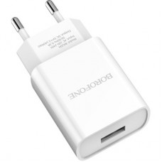 Зарядний пристрій BOROFONE BA20A Sharp USB 10.5 W White (6931474700681) - Фото