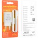 Зарядний пристрій BOROFONE BA68A Glacier USB + cable USB to USB-C 10.5 W White (6974443385731)
