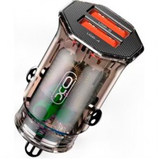 Зарядное устройство XO CC49 2USB 2.4A (Black/Brown) (XO-CC49)