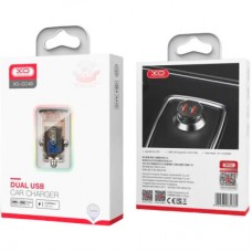 Зарядний пристрій XO CC49 2 USB 2.4 A (Black/Brown) (XO-CC49) Зарядний пристрій XO CC49 2 USB 2.4 A (Black/Brown) (XO-CC49) - Фото