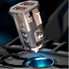 Зарядний пристрій XO CC49 2 USB 2.4 A (Black/Brown) (XO-CC49) Зарядний пристрій XO CC49 2 USB 2.4 A (Black/Brown) (XO-CC49) - Фото