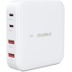 Зарядний пристрій Choetech GaN 2 USB-A/2 USB-C 100W QC 3.0/PD/PPS (PD8008-EU-WH)