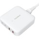 Зарядний пристрій Choetech GaN 2 USB-A/2 USB-C 100W QC 3.0/PD/PPS (PD8008-EU-WH)