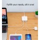 Зарядний пристрій Choetech GaN 2 USB-A/2 USB-C 100W QC 3.0/PD/PPS (PD8008-EU-WH)