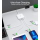 Зарядний пристрій Choetech GaN 2 USB-A/2 USB-C 100W QC 3.0/PD/PPS (PD8008-EU-WH)