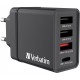 Зарядное устройство Verbatim USB 30W PD3.0 4-ports black (49700)
