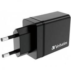 Зарядний пристрій Verbatim USB 30 W PD3.0 4-ports black (49700) - Фото