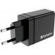 Зарядное устройство Verbatim USB 30W PD3.0 4-ports black (49700)