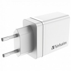 Зарядний пристрій Verbatim USB 30 W PD3.0 4-ports white (49701) - Фото