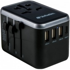 Зарядний пристрій Verbatim UTA-04 PD61W (3xUSB-A/2xUSB-C) (49546)