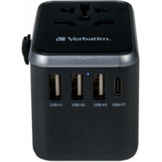 Зарядний пристрій Verbatim UTA-04 PD61W (3xUSB-A/2xUSB-C) (49546) - Фото