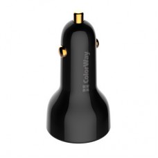 Зарядний пристрій ColorWay Power Delivery PPS USB (USB-A + USB-C) (100 W) Black (CW-CHA044PD-BK) - Фото