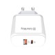 Зарядное устройство ColorWay Power Delivery Port PPS USB (Type-C PD+ USB QC3.0) (45W) white (CW-CHS042PD-WT)