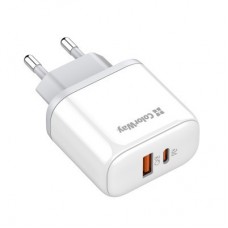 Зарядное устройство ColorWay Power Delivery Port PPS USB (Type-C PD+ USB QC3.0) (45W) white (CW-CHS042PD-WT) - Фото