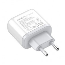 Зарядное устройство ColorWay Power Delivery Port PPS USB (Type-C PD+ USB QC3.0) (45W) white (CW-CHS042PD-WT) - Фото