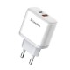 Зарядное устройство ColorWay Power Delivery Port PPS USB (Type-C PD+ USB QC3.0) (45W) white (CW-CHS042PD-WT)