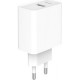 Зарядний пристрій Gembird USB-A + Type-C (PD20W + QC 3.0 18 W) white (TA-UC-PDQC20-01-W)