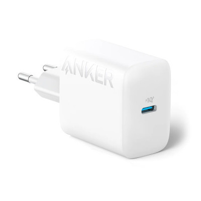 Зарядний пристрій Anker PowerPort 312 — 20 W USB-C White (A2347G21)