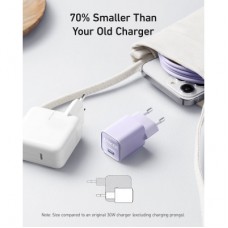 Зарядний пристрій Anker PowerPort 511 Nano III — 30 W USB-C White (A2147G21) - Фото