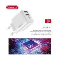Зарядний пристрій Intaleo 12W Fast Charge 2USB 2.4A white (1283126578281) - Фото