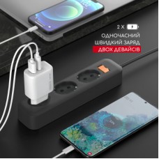 Зарядний пристрій Intaleo 30W GAN USB-C PD+USB-A QC 3.0 white (1283126578274) Зарядний пристрій Intaleo 30W GAN USB-C PD+USB-A QC 3.0 white (1283126578274) - Фото