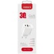 Зарядний пристрій Intaleo 30W GAN USB-C PD+USB-A QC 3.0 white (1283126578274)