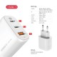 Зарядное устройство Intaleo 65W GAN 2USB-C PD+USB-A QC 3.0 white (1283126559525) Зарядное устройство Intaleo 65W GAN 2USB-C PD+USB-A QC 3.0 white (1283126559525)
