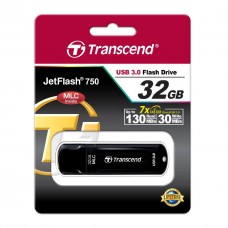 USB-флеш-накопичувач Transcend 32 GB JetFlash 750 USB 3.0 (TS32GJF750K) USB-флеш-накопичувач Transcend 32 GB JetFlash 750 USB 3.0 (TS32GJF750K) - Фото