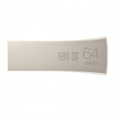 USB флешнакопичувач Samsung 64 GB Bar Plus Silver USB 3.1 (MUF-64BE3/APC) - Фото