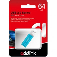 USB-флеш-накопичувач AddLink 64 GB U12 Aqua USB 2.0 (ad64GBU12A2) - Фото