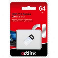 USB-флеш-накопичувач AddLink 64 GB U30 Silver USB 2.0 (ad64GBU30S2) - Фото