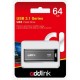 USB флеш накопитель AddLink 64GB U65 Gray USB 3.1 (ad64GBU65G3) USB флеш накопитель AddLink 64GB U65 Gray USB 3.1 (ad64GBU65G3)