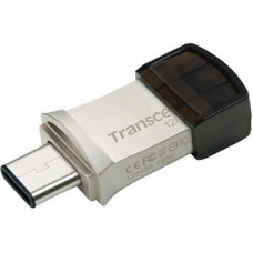 USB-флеш-накопичувач Transcend 128 GB JetFlash 890 Silver USB 3.1/Type-C (TS128GJF890S) - Фото