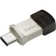 USB флеш накопитель Transcend 128GB JetFlash 890 Silver USB 3.1/Type-C (TS128GJF890S)