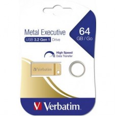USB-флеш-накопичувач Verbatim 64 GB Metal Executive Gold USB 3.0 (99106) - Фото