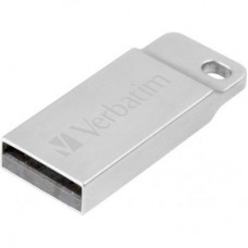 USB-флеш-накопичувач Verbatim 64 GB Metal Executive Silver USB 2.0 (98750) - Фото