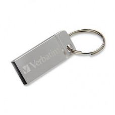USB-флеш-накопичувач Verbatim 64 GB Metal Executive Silver USB 2.0 (98750) - Фото