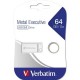 USB флеш накопитель Verbatim 64GB Metal Executive Silver USB 2.0 (98750) USB флеш накопитель Verbatim 64GB Metal Executive Silver USB 2.0 (98750)