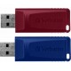 USB-флеш-накопичувач Verbatim 2x32GB Store'n'Go Slider Red/Blue USB 2.0 (49327) USB-флеш-накопичувач Verbatim 2x32GB Store'n'Go Slider Red/Blue USB 2.0 (49327)