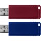 USB-флеш-накопичувач Verbatim 2x32GB Store'n'Go Slider Red/Blue USB 2.0 (49327) USB-флеш-накопичувач Verbatim 2x32GB Store'n'Go Slider Red/Blue USB 2.0 (49327)