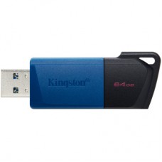 USB-флеш-накопичувач Kingston 2x64 GB DataTraveler Exodia M Black/Blue USB 3.2 (DTXM/64GB-2P) - Фото