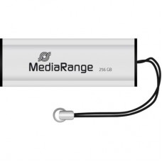 USB-флеш накопичувач Mediarange 256 GB Black/Silver USB 3.0 (MR919) - Фото