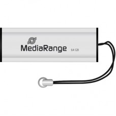 USB-флеш накопичувач Mediarange 64 GB Black/Silver USB 3.0 (MR917) - Фото