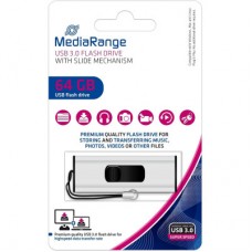 USB-флеш накопичувач Mediarange 64 GB Black/Silver USB 3.0 (MR917) - Фото