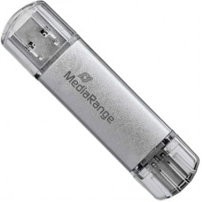 USB-флеш накопичувач Mediarange 32 GB Silver USB 3.0 / Type-C (MR936) - Фото